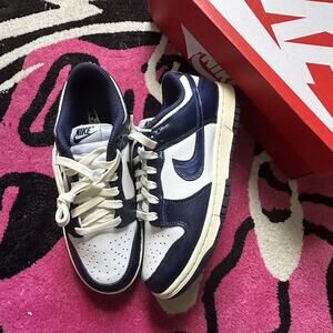 Nike Dunk Low PRM Vintage Navy (Women's) – Size 8W– Brand New